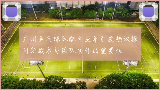 广州乒乓球队配合变革引发热议探讨新战术与团队协作的重要性