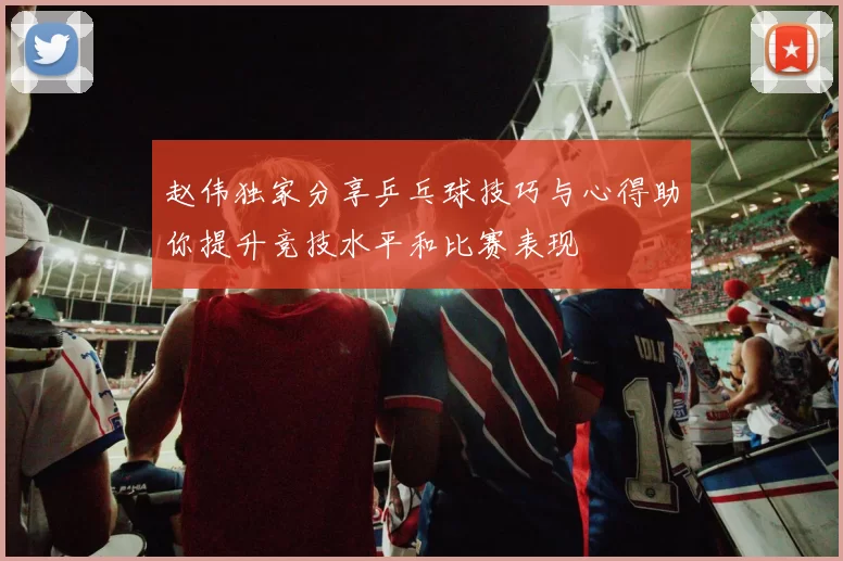 赵伟独家分享乒乓球技巧与心得助你提升竞技水平和比赛表现